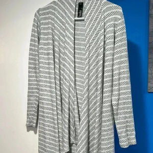 Bobi Gray Chevron Cardigan‎